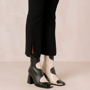 Blair Ankle Boots Bicolor Black Cream
