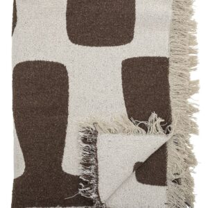 Bloomingville Bliston torkkupeitto 130x160 cm ruskea