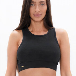 Boston BOS Open Back Bra Top Black Sand