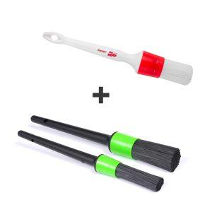 Puhdistusharjasetti CAR5 Allround Brush Kit, CAR5 Brush Kit + Soft99 Exterior Brush