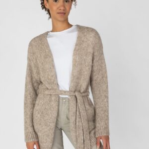 Alpakka-Puuvilla Neuletakki Beige