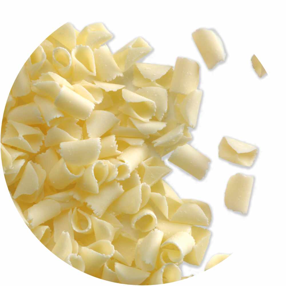 Belgialaiset valkosuklaakiharat, 85g