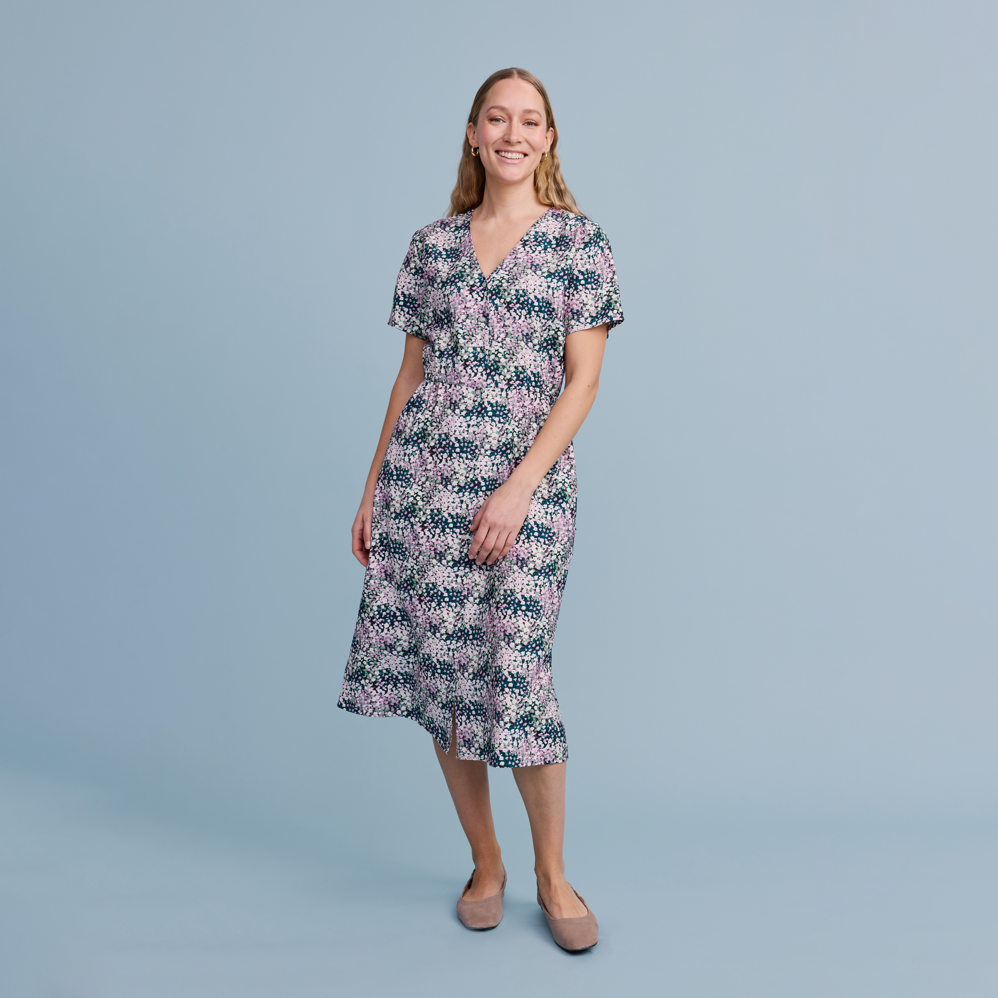 Finlayson Leinikki mekko Vaaleanpunainen