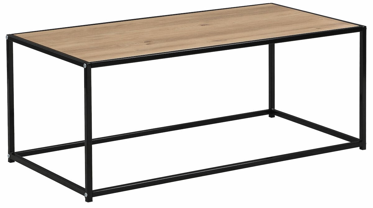 Dawson sohvapöytä 100x50 cm musta/tammi