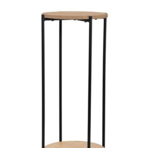 Day Retro kukkapöytä pyöreä 30 cm musta/tammi