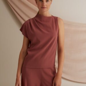Dina Draped Viscose Top