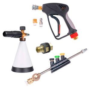 Painepesurin kahva Dr Dirt Pressure Gun G3, SnapLock, Kahva + Tarvikepaketti (Kärcher Easy!Lock-adapterilla)