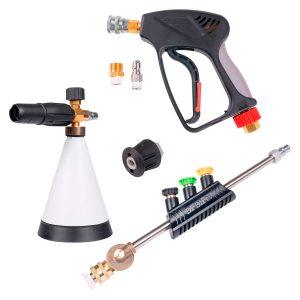 Painepesurin kahva Dr Dirt Pressure Gun G3, SnapLock, Kahva + Tarvikepaketti (Kärcher K -adapterilla)