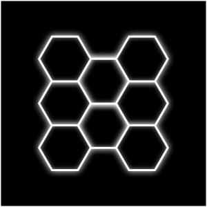 Hexagon-valo Dr Dirt Garage Sky Gen2, 8 Grid System, 290 x 305 cm