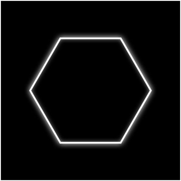 Hexagon-valo Dr Dirt Garage Sky Gen2, Single Hexagon, 105 x 115 cm