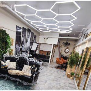 Hexagon-valo Dr Dirt Garage Sky Gen2, 14 Grid System, 240 x 410 cm
