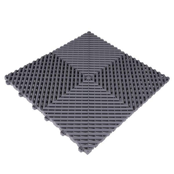 Päällystelaatta Dr Dirt Garage Plaza HD (1,92 m²), Tumman harmaa, 1.92 m² (12 laattaa)