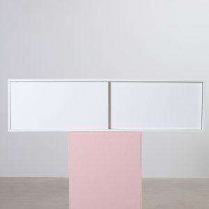 Decotique Vogue seinäkaappi valkoinen 136 cm