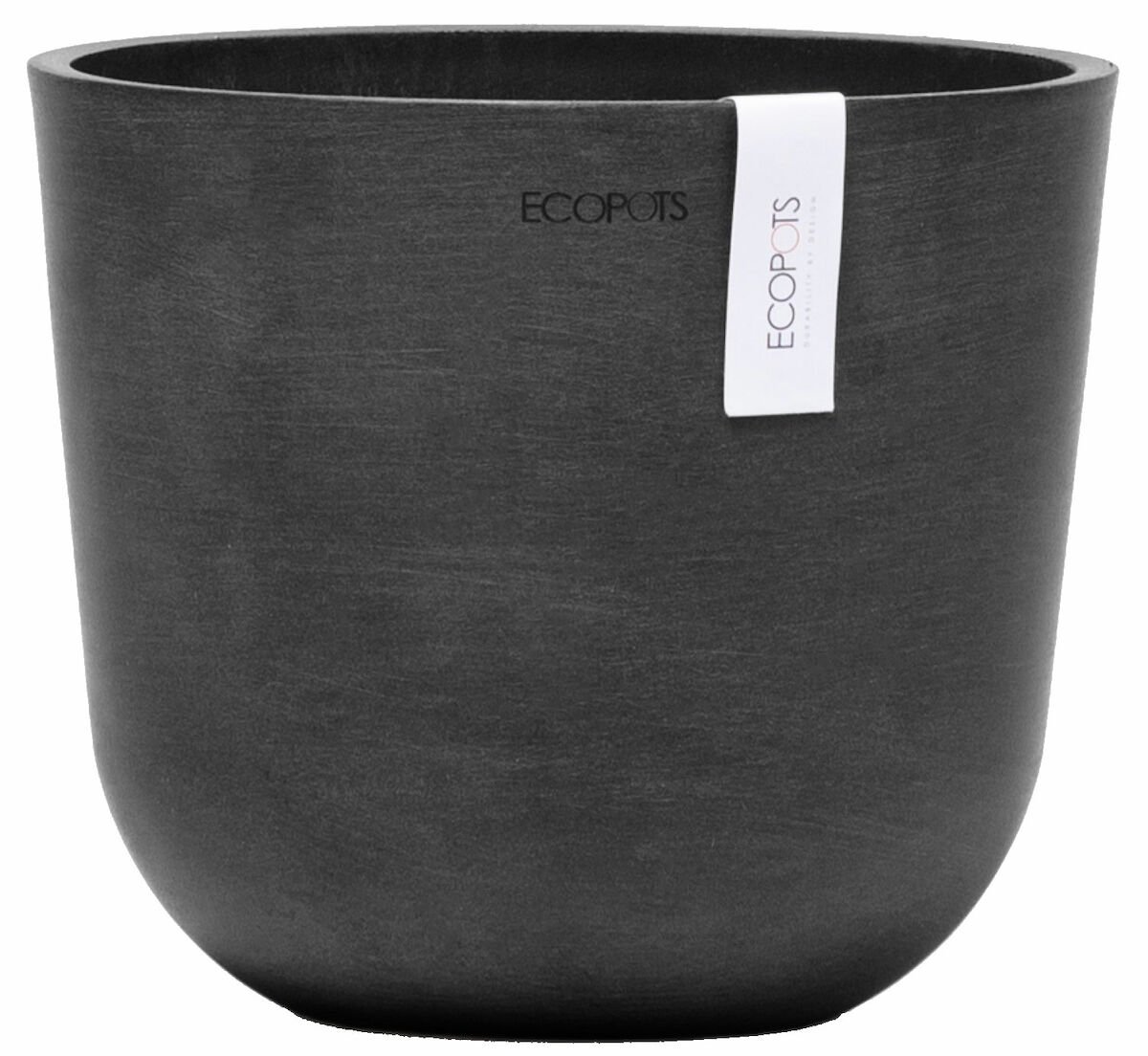 Ecopots Oslo mini ruukku Ø19 cm tummanharmaa