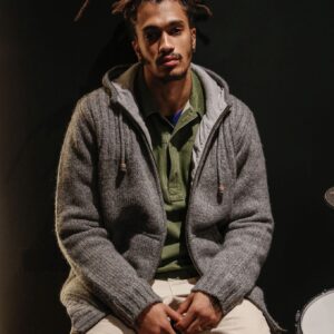 Emu Hooded Wool Jacket Grey