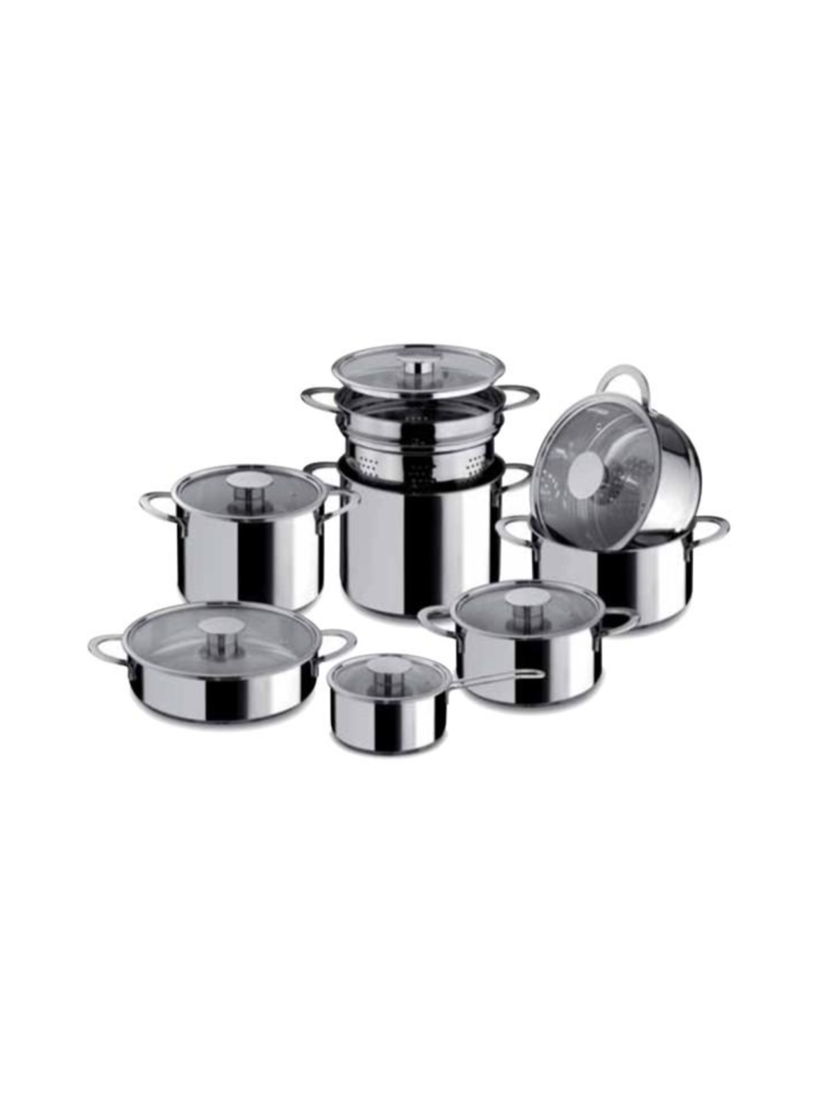 Gourmet-kattilasetti 12 osaa
