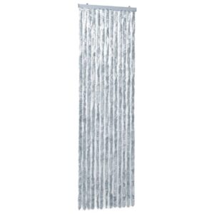Hyönteisverho valkoinen ja harmaa 56x185 cm Chenille - Monivärinen