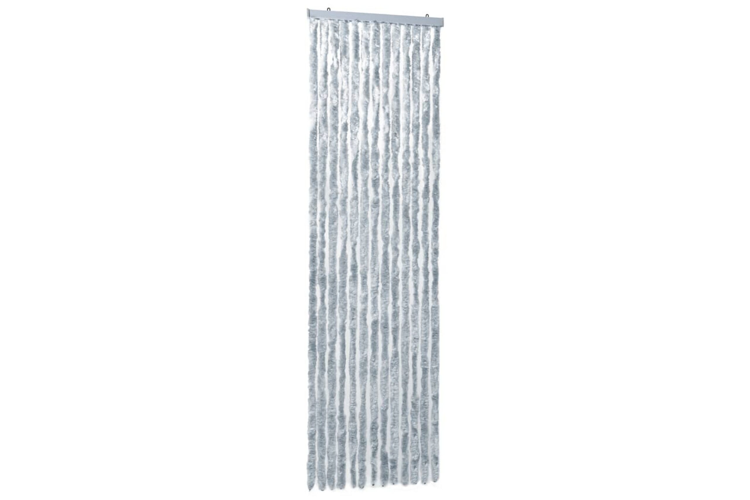Hyönteisverho valkoinen ja harmaa 56x185 cm Chenille - Monivärinen