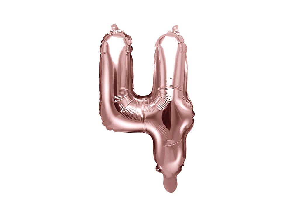 Numerofoliopallo 4, ruusukulta, 35 cm
