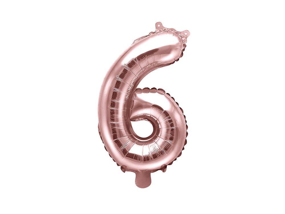 Numerofoliopallo 6, ruusukulta, 35 cm