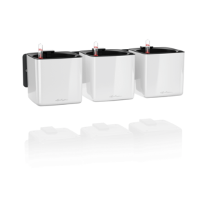 Green wall home kit valkoinen altakasteluruukku 3x ∅14x14cm, korkeus 14cm