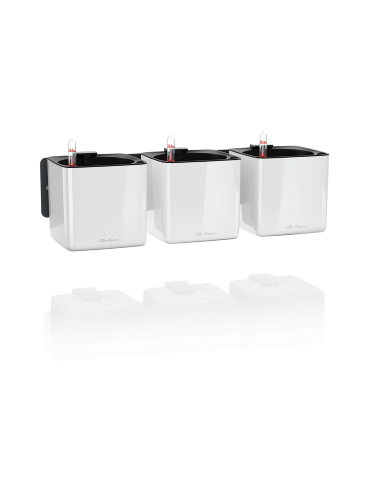Green wall home kit valkoinen altakasteluruukku 3x ∅14x14cm, korkeus 14cm