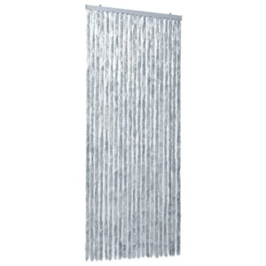 Hyönteisverho valkoinen ja harmaa 90x220 cm Chenille - Monivärinen