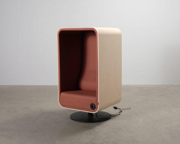 LoOok Industries Box Lounge työskentelymoduuli ruskea