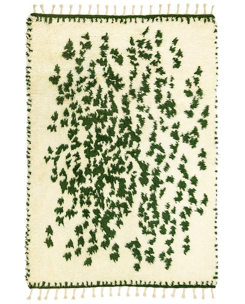 Finarte Suovilla villamatto 170x240 cm valkoinen