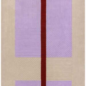 Finarte Ametisti villamatto 170x240 cm beige/lila