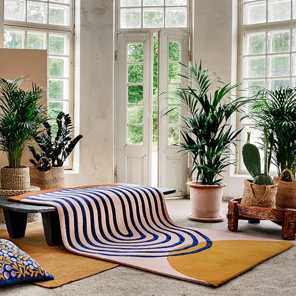 Finarte Atrium matto 170x240 cm pinkki-kulta