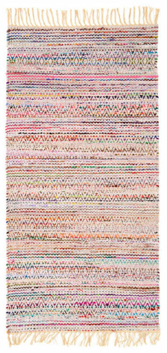 Finarte Kuhmo räsymatto 80x300 cm harmaa multi