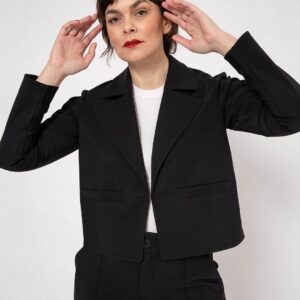 Flow Jacket Oversized Short Fit Black