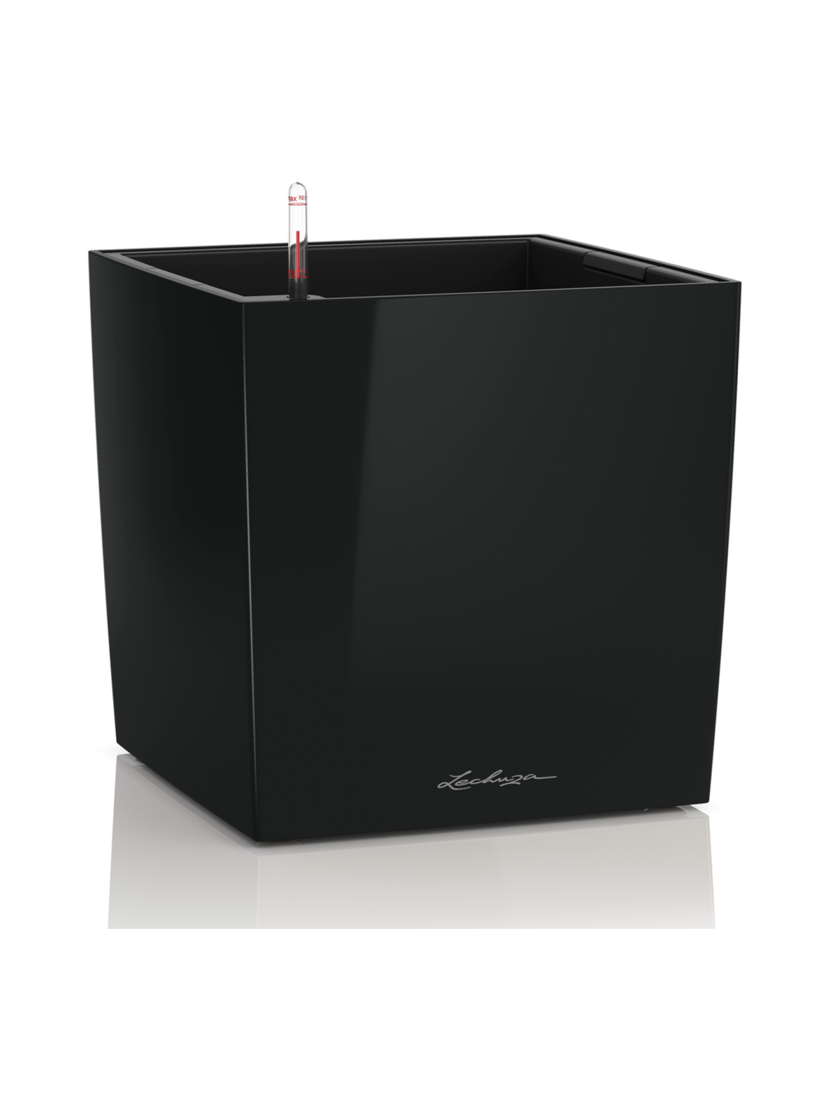 Cube premium 50 musta altakasteluruukku pyörillä ∅50x50cm korkeus50cm