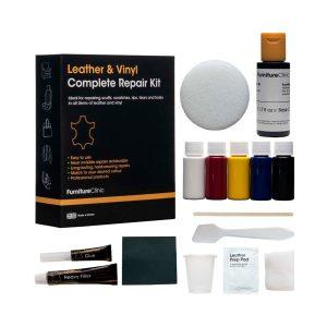 Nahankorjaussarja Furniture Clinic Complete Leather Repair Kit, Valkoinen