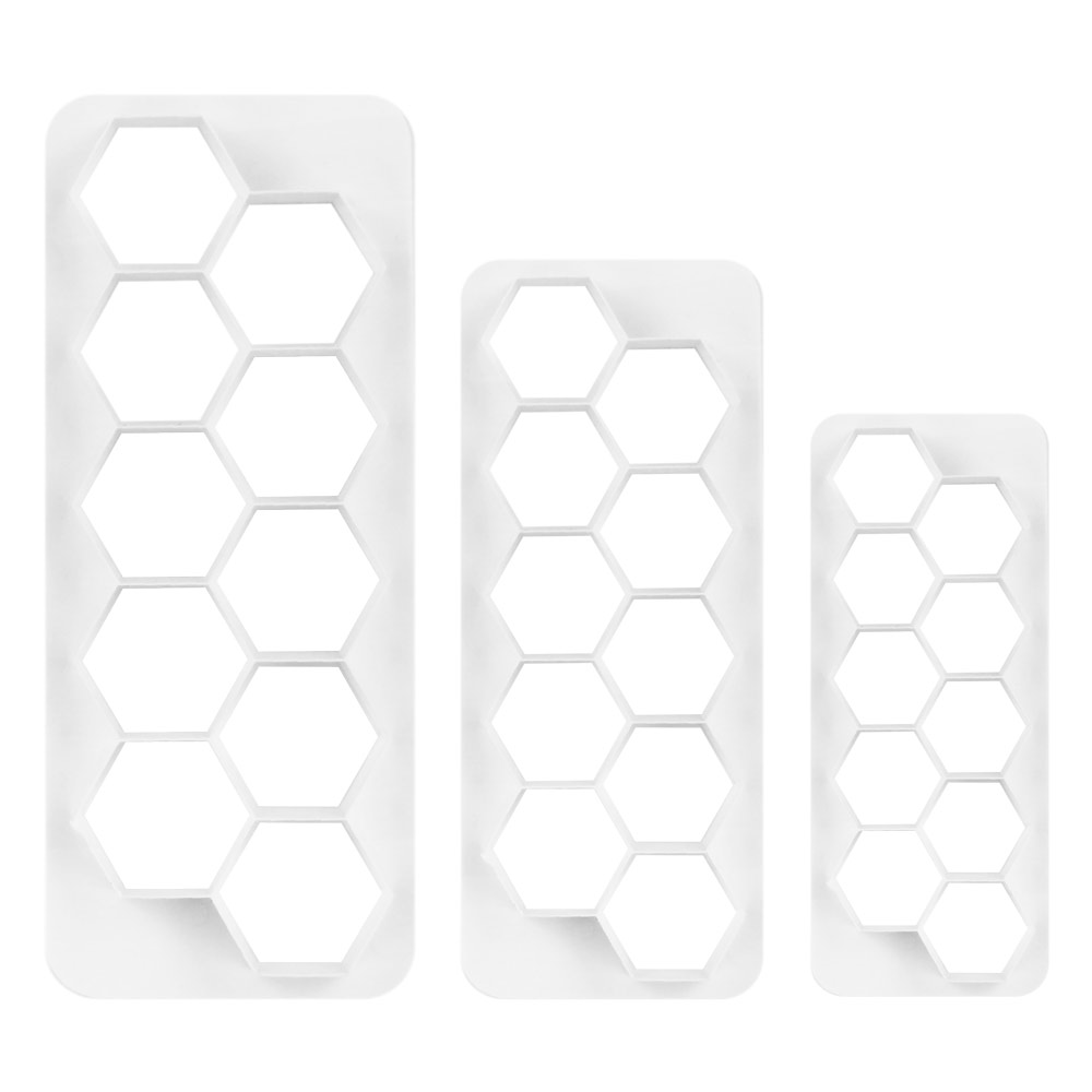 Geometrinen muotti - Hexagon, 3kpl