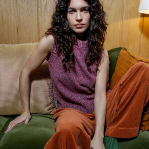 Gramps Merino Wool Vest Pink