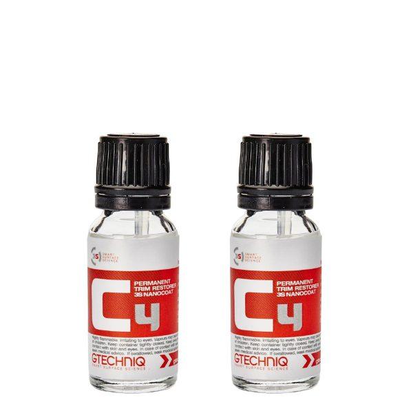 Muovipinnoite Gtechniq C4 Permanent Trim Restorer, 2 x 15 ml