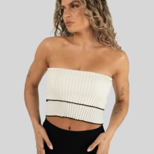 Giselle Bandeau Toppi Valkoinen