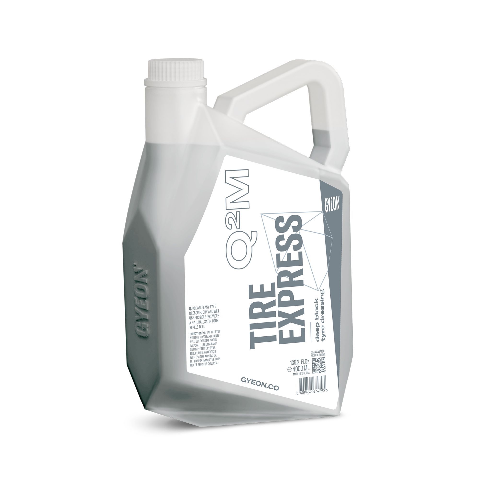 Rengaskiilloke Gyeon Q²M Tire Express, 4000 ml