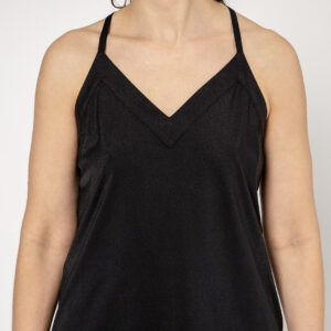 Harmony Glow Strap Top Black