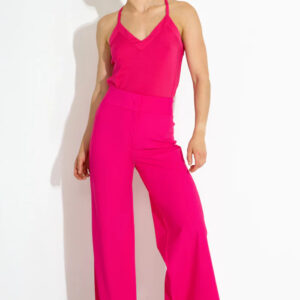 Harmony Trousers High Waisted Pink