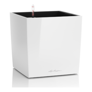 Cube premium 50 valkoinen altakasteluruukku pyörillä ∅50x50cm korkeus50cm