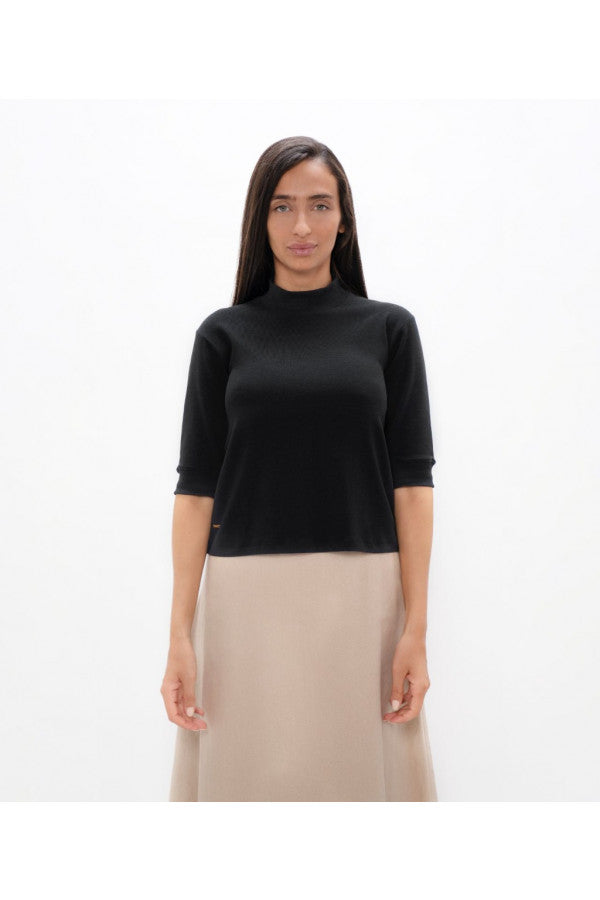 Doha DIA High Neck Black Sand