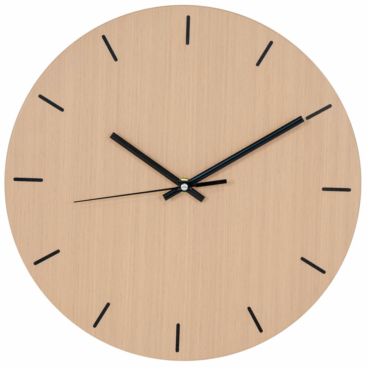 House Nordic Asti seinäkello Ø30 cm luonnonväri