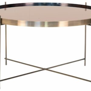 House Nordic Venezia sohvapöytä Ø70 cm messinki