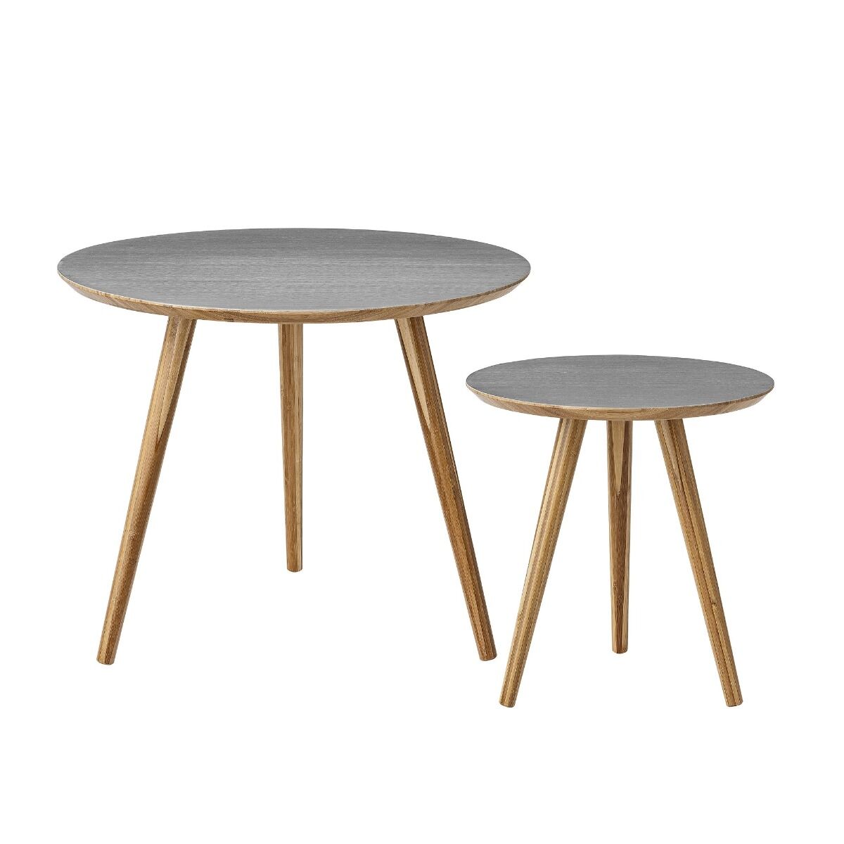 Bloomingville Cortado sarjapöytä 2kpl luonnonväri/harmaa