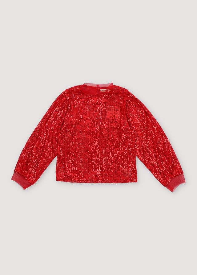 Galaxy Kids' Blouse Red