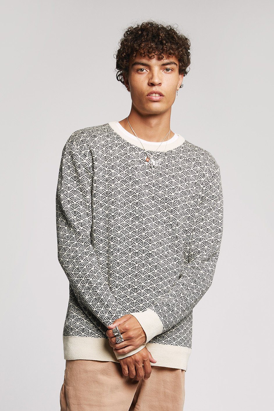 Hakku Organic Cotton Jumper Off White