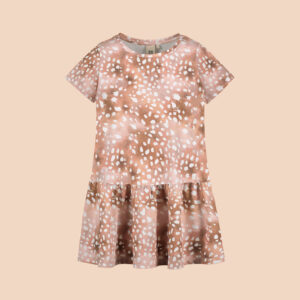 Frill T-Shirt Dress Copper Bambi